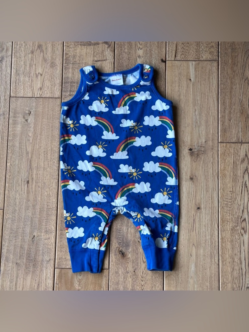 Hanna Andersson Baby Print Overalls size 3-6 Months